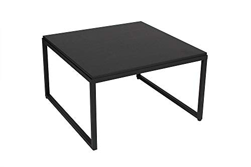 Sommer International GmbH - Panchina con telaio in metallo, 74 x 74 cm, colore: Antracite