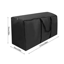 Yosoo Health Gear Borsa per Cuscino Impermeabile, Borsa per mobili da Giardino Pacchetto Oxford, Borsa per Cuscino per mobili Nera con Cerniera e Maniglie per Proteggere i mobili(173 * 76 * 51)
