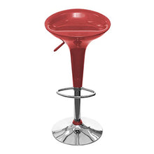 Totò Piccinni Sgabello Bar ARIZONA girevole 360° regolabile in altezza (Rosso, 1 Pz)