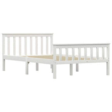 FAMIROSA Giroletto con 2 Cassetti Bianco in Massello di Pino 120x200 cm-0425