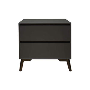 QWERTYUIOP Armadietto da Comodino Nordico Piccolo Armadietto alla Moda Armadio Ad Angolo Letto Semplice Camera da Letto con Cassettiera Nuovo Design Simple Life (Nero Opaco Puro)