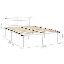 FAMIROSA Giroletto Giroletto Bianco in Metallo 160x200 cm-4833