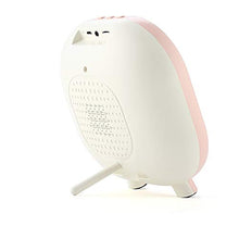 GUOJINE Specchi da Toilette da Appoggio, Specchio for Trucco Wireless Bluetooth Lampada for Suono Specchio Illuminato Specchio Cosmetico Portatile for Rasatura, Rosa