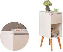 Diversi comodini da comodino ad angolo, per soggiorni, divani laterali, con pompaggio singolo (colore: bianco, dimensioni: 41,5 x 30 x 75,8 cm) perfetto, bianco, 41.5*30*75.8CM