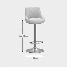 M-YN Sgabelli da Bar Altezza Regolabile Sgabello Bar Sedile | Moderna Sgabello Girevole |Mid-Indietro ha Riempito Sedia for Alta Ergonomia del Sedere |Metallo Base Perfetta for controsoffitto Pranzo