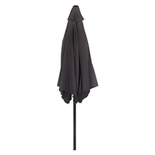 Aktive 53870 - Ombrellone esagonale diametro 270 cm - Telaio di alluminio 38 mm - Colore grigio