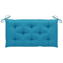 vidaXL Cuscino per Dondolo Azzurro 100 cm in Tessuto