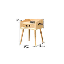 Comodino Squisito di Legno Solido da Letto Semplice Governo di immagazzinaggio, Moderna Semplice Governo di immagazzinaggio corpulento (Color : C)