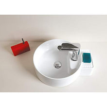 Art Ceram Lavandino Lavabo appoggio Tondo Serie Cartesio monoforo 44x36 cm