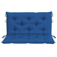 vidaXL Cuscino per Dondolo Blu 100 cm in Tessuto