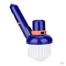 Fenteer 2X Spazzola per La Pulizia degli Angoli in Setola di Nylon sulla Vasca Idromassaggio della Piscina