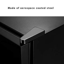 300 Cigar Humidor Termoelettrico Sigaro Raffreddamento Con Telaio In Acciaio Inox Cedro Spagnolo Legno Ripiano Regolabile Temperatura Umidità Display Umidità (Color : Black, Size : 45 * 53 * 73cm)