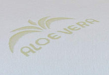 Baldiflex Emporio Fodera per Materasso Matrimoniale in Aloe Vera, Coprimaterasso, con Fascia Traspirante, Sfoderabile con Zip, Atossica, Misura 170x190x24 cm