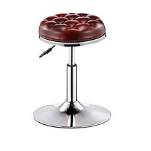 LF- Bar Stool Bar Stool Moda Creativa Bar Chair Casa Schienale Alto Seggiovia Bar Stool Rotante ad Alta Sgabello Sgabello Colazione Ristorante Ascensore Sgabello semplicità (Color : Red Wine Color)