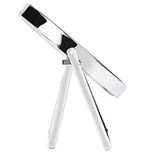 DFYYQ Trucco Specchio Rotondo Supporto da Tavolo Semplice ed Elegante Dressing Specchio in Acciaio Inox Holder estetica Bagno Specchio da Trucco