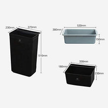 MEI XU Carrelli di Stoccaggio Carrello portautensili - Hotel di Raccolta di plastica per Auto Servizio di Raccolta Auto Carrello Porta-Oggetti Carrello Mobile a Tre Strati Carrelli di Utilità