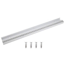 T-Track Mitre, 1Pcs T-track in lega di alluminio con strumenti per la lavorazione del legno del cursore della lavorazione del legno della scala(400mm)