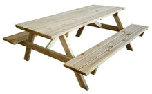 ferramenta-utensili Tavolo con panche da PIC-nic in Legno cm 200x148x70 h