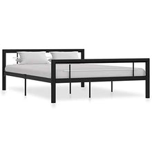 SKM Giroletto Nero e Bianco in Metallo 160x200 cm