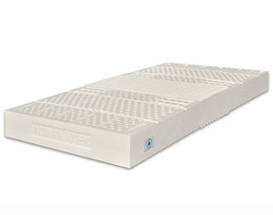 Marcapiuma - Materasso Singolo Lattice 85x200 alto 18 cm - SEVENLIFE 18 - 100% Lattice Medio/Morbido - 7 zone Ergonomico Rivestimento Aloe Vera sfoderabile Antiacaro Antibatterico 100% Made in Italy