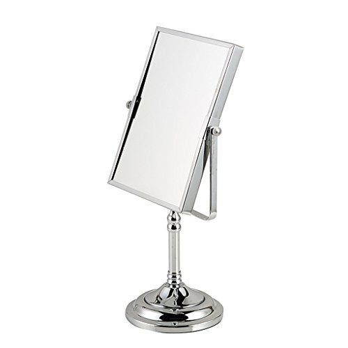 MMWYC Specchio for Trucco a Doppia Faccia in Rame/Specchio da toeletta di Fascia Alta da scrivania/Specchio di Bellezza a Grande ingrandimento/Specchio Rettangolare/Tavolo da toeletta Beauty-a