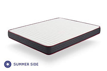 naturalex | Dualconfort | Materasso Piazza e Mezza 140x200 cm | Ergonomico in Memory Foam e Lattice | Schiuma HR Alta Densità | Adattamento di Forma Superiore | Struttura Multistrato Auto Ventilante