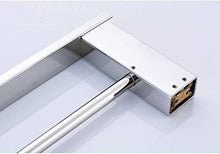 Cxcdxd Porta Asciugamani da Bagno, Porta Asciugamani in Acciaio Inossidabile 304, Porta Asciugamani da Bagno, Porta Asciugamani Doppio, Porta Asciugamani in Acciaio Inossidabile (Dimensioni: 50 cm)