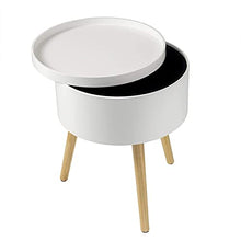 NL Comodini Camera da Letto Comodini Contenitori Coppia Comodino da Notte Tavolino per Salotto Organizzatore da Letto Gambe in Legno