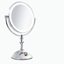 Specchio per il Trucco a LED vanità Illuminato da 8 Pollici, 1x / 3X ingrandimento Doppio Lato, Cordless, Ricarica USB