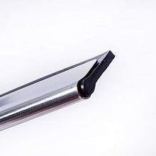 ShinyAmber Glass Wiper Detergente per vetri per vetri in Acciaio Inossidabile Maniglia per Raschietto Pulizia tergicristallo Lavavetri Doccia Specchio per Bagno (Silver, 25 * 17 * 4cm)