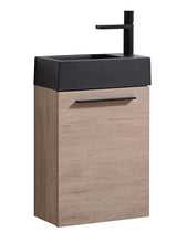 Badplaats B.V. Mobili da Bagno Madrid (Rovere con lavello Nero)