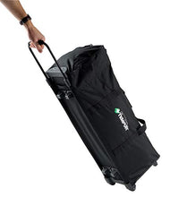 TEMPUR Set 3 Pezzi Con Pratico Trolley, Cuscino Cervicale Da Viaggio E Materasso Unisex Adulto, Nero, 39 x 87 30 cm