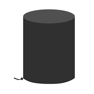 perfk Coperture Rotonde per Mobili da Giardino, Copertura Esterna Impermeabile, Copertura Anti-sbiadimento per caffè/tè Rotondo Pequ