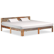 SKM Giroletto in Legno Massello di Sheesham 200x200 cm (28.35kg)