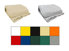 TENDAGGIMANIA Telo TELONE in PVC 650 g/mq con Orlo di Rinforzo perimetrale e Occhielli in Alluminio Ogni 50 cm. Varie Misure E Colori (3X4, Blu)