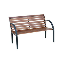 vorghini Panca da Giardino in Legno e Metallo 122x67x72cm Piccadilly
