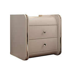 Comodino Bed Side Comodino Bianco Comodino End Tabelle impostato for matrimoniale con piccolo armadi bianchi Arredamento moderno ( Colore : Pearlescent White , Dimensione : 42*46.5*48cm )