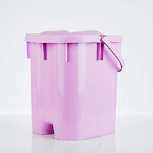 Massaggiatori Elettrici per I Piedi Pediluvio Massaggiatore Vasca Plastica Casa per Massaggi Spessi Secchio per Lavaggio Piedi con Coperchio ZHANGGUOHUA (Color : Purple)