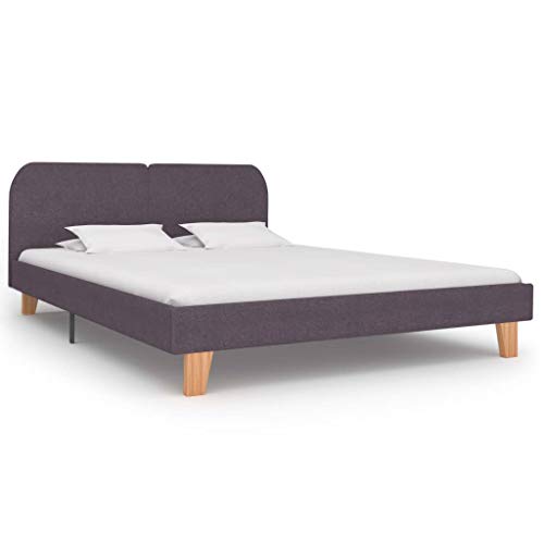 Festnight Struttura Letto Madrimoniale Moderno Rete Letto a Doghe Robusto Stile Elegante Rapido Montaggio Giroletto Monolocale 90x200 cm/160x200 cm/180x200 cm Colore Blu/Verde/Grigio Talpa