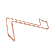 BESTonZON Espositore per Vino Scaffale per Birra Scaffale per Vino Supporto per ripiano per Cellulare Contatore per bancone da Cucina Bancone da Bar (Oro Rosa)