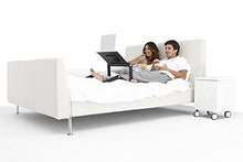 Supporto regolabile da tavolo per PC portatile, in alluminio, presa d'aria con ventola con ventole CPU, ultra leggero ed ergonomico, vassoio stand up per il letto e la sedia Red