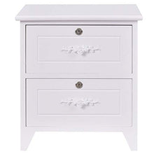 YWSZJ Di Alta qualità in Legno massello Elegante Bagagli Comodino bloccaggio Cassetti Bedroom Comodini Mobili Comodini