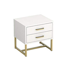 GXT WGZ- Comodino Camera Locker, Camera da Letto Comodino, Soggiorno Locker, Living Room Divano Fianco del Mobile (Color : White)