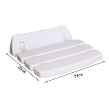 Accessori da bagno - ABS Bagno Cassetta di sicurezza antiscivolo Comodità Posto a sedere Doccia Bagno sgabello pieghevole disabili / incinta / anziani doccia Sedile sgabello può sopportare 150KG (bian