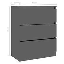 XHCP Credenza, Comodino, Comodino, Divano Letto, Mobile Laterale per Soggiorno Camera da Letto Camera da Letto Sonoma Rovere 60x35x76 cm truciolare