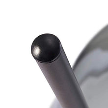 Damiware Romeo - Set di 2 sedie da salotto, in policarbonato e metallo, design retrò, per ufficio, salotto, cucina, soggiorno (cristallo)