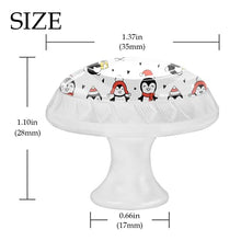 Maniglie per cassetti Manopole per cassetti Manopole rotonde Confezione da 4 per armadietto, cassetti, cassettiere, cassettiere ecc. pinguino