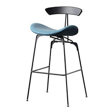YS Sedia Sedia da Bar, Sedia in Metallo con Schienale Sedia da Bar per la Colazione Interna Industriale Nordica Adatta per la Camera da Letto Della Famiglia Kitchen Cafe,C
