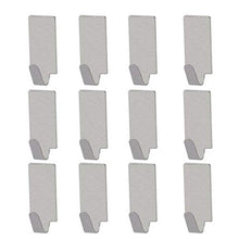 TENDYCOCO Ganci Appendiabiti da Parete Ganci Adesivi in ??Acciaio Inox per Appendere Pesanti 12 Pezzi