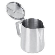 Rockyin 350ml in Acciaio Inox Latte Craft caffè Latte Che Schiuma Arte Brocca Brocca Mug Cup con Coperchio
